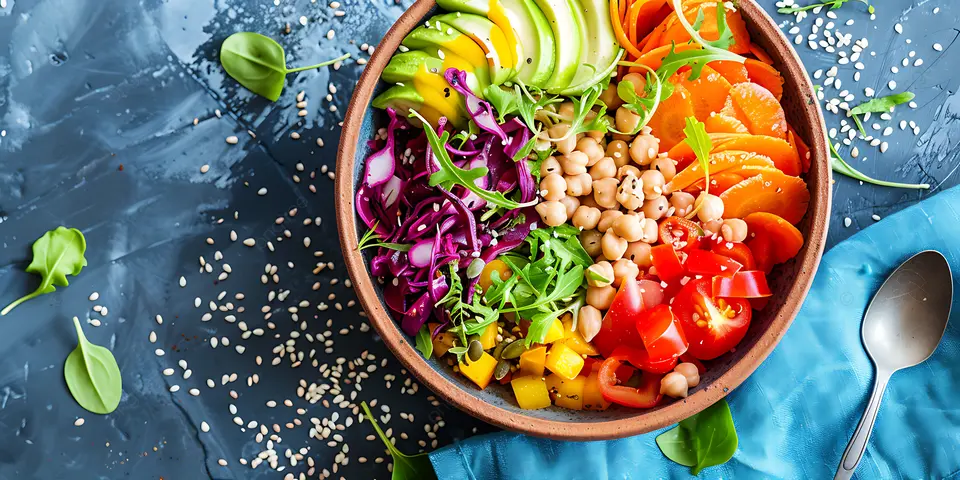 El arte de los colores en tu ensalada